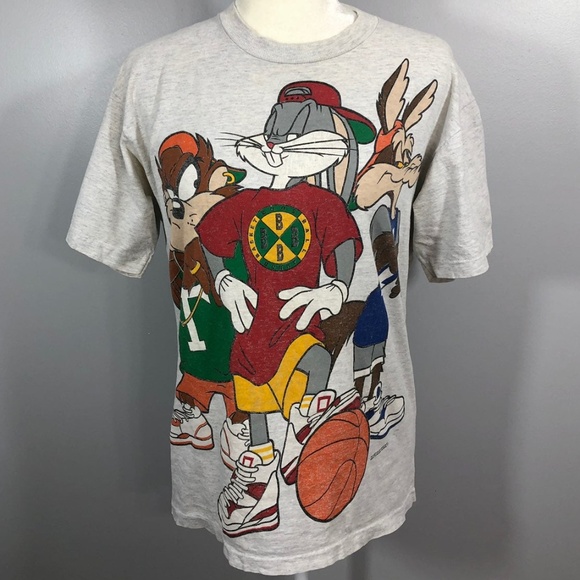 looney tunes basketball shirt